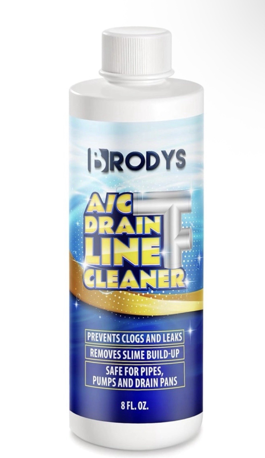 A/C HVAC Drain Line Cleaner 2 x 8 oz Bottles