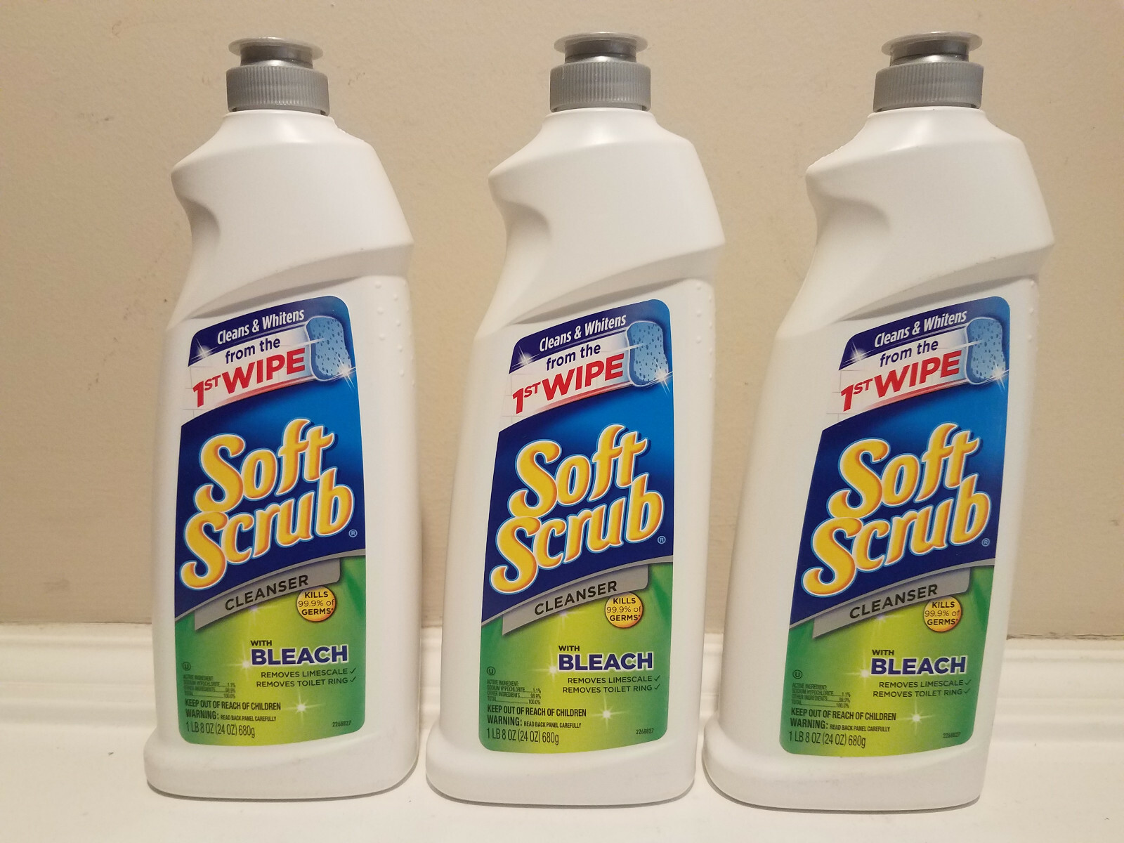 Soft Scrub Cleanser with Bleach 24 oz * Choose 2 or 3 * NEW