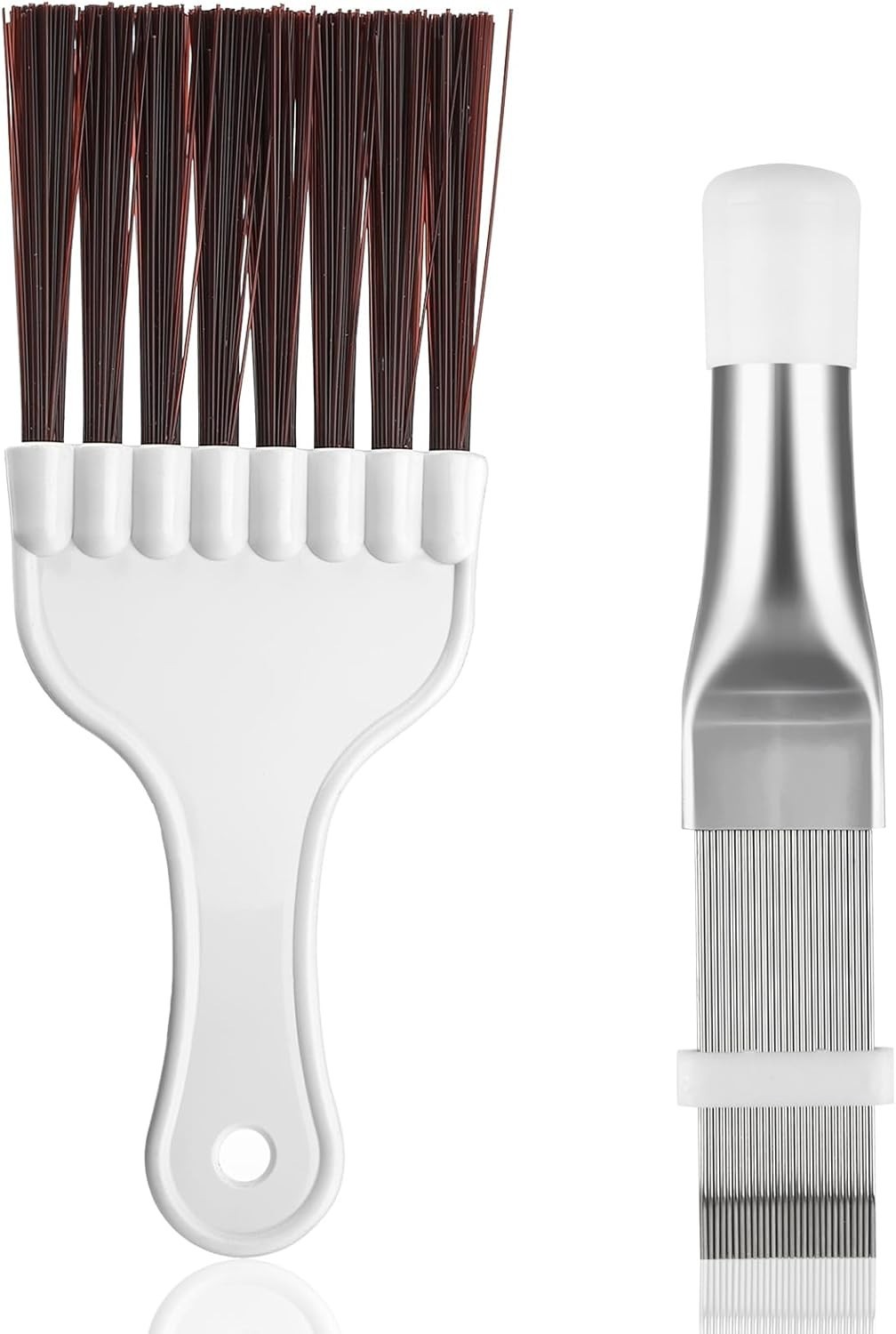 2-Piece Air Conditioner Coil Cleaning Brush Set – Lightweight & Effective