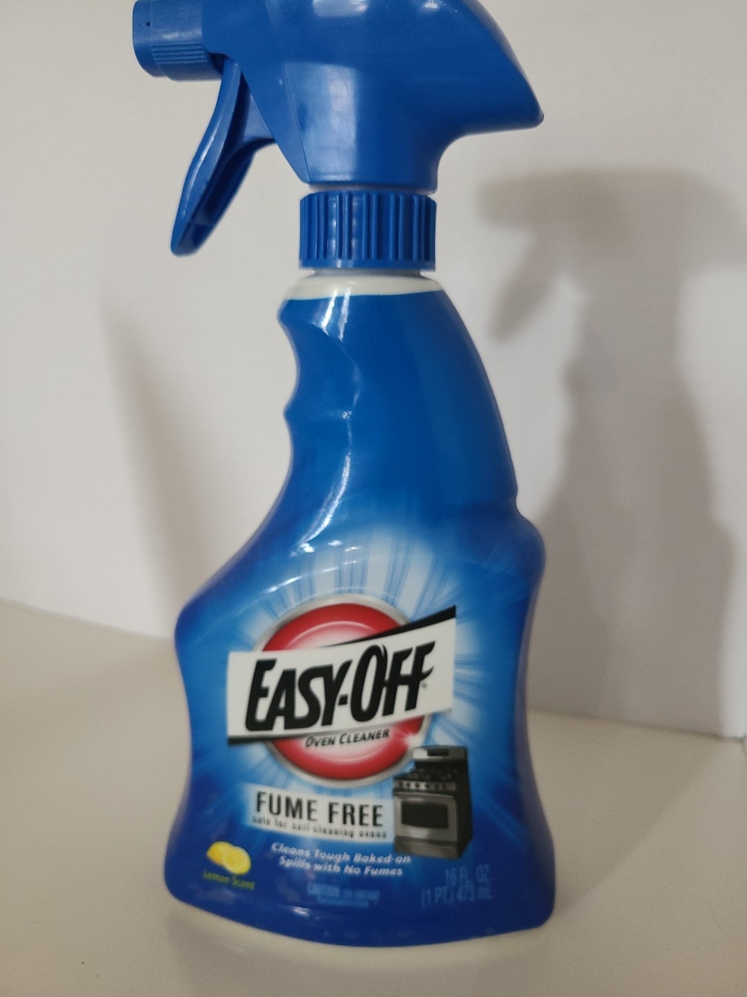 Easy-Off FUME FREE OVEN CLEANER Lemon Scent Trigger Safe For Self-Clean Oven NEW