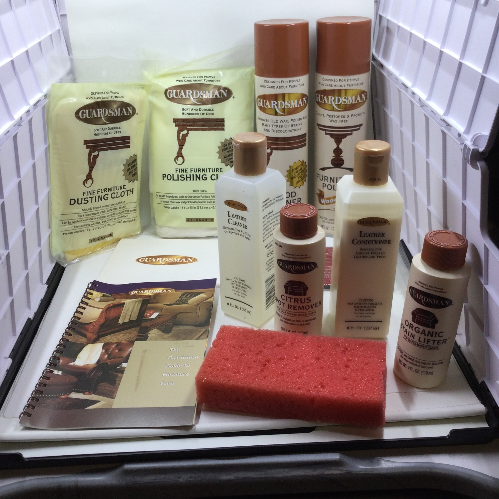 Vintage Guardsman Gold in Home Furniture Protection Plan Care & Maintenance Kit