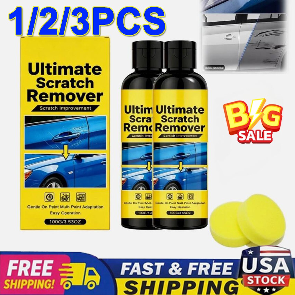 1/2/3PCS Nano Polix Scratch Remover,Quick Fix Removal Paste for Deep Scratches