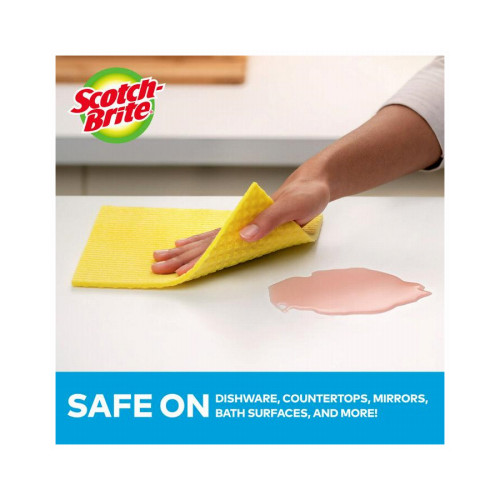 Scotch-Brite 9055 Sponge Cloth, 6.8 x 7.8 In., 2-Pk. – Quantity 12