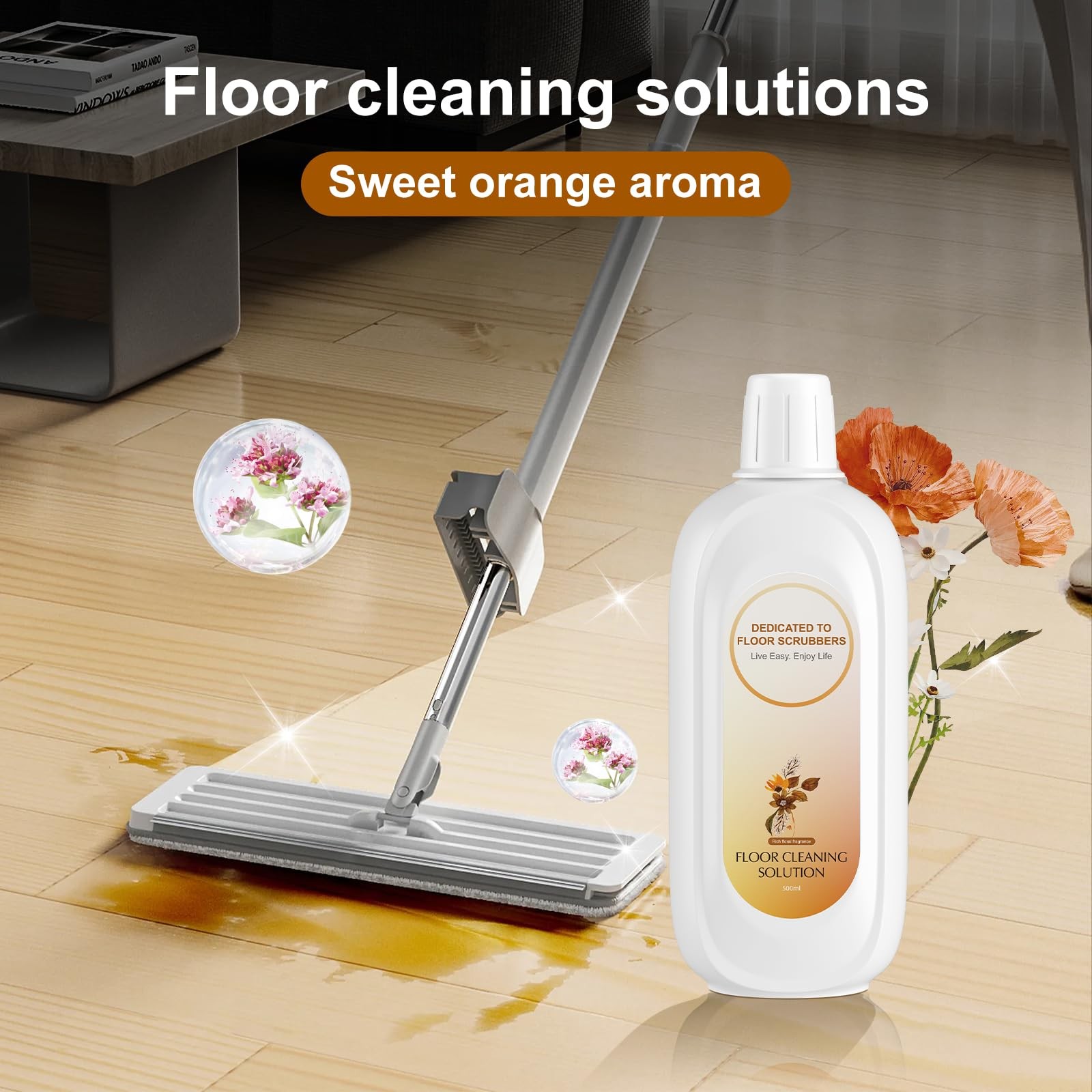 Floor Cleaning Solution Compatible With Tineco Deep Cleans For Multiple Hard Flo