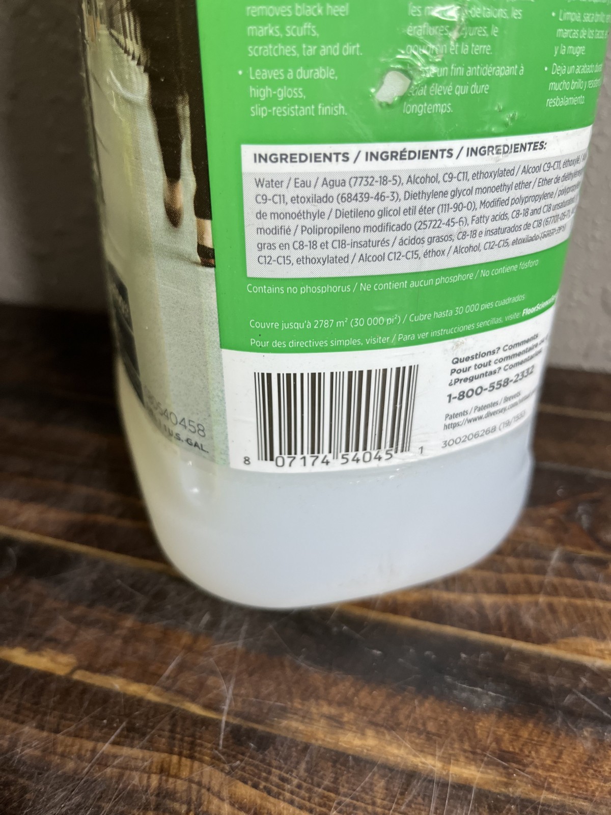 Floor Science Cleaner & Restorer Spray Buff Professional Floor Care 1 Gallon