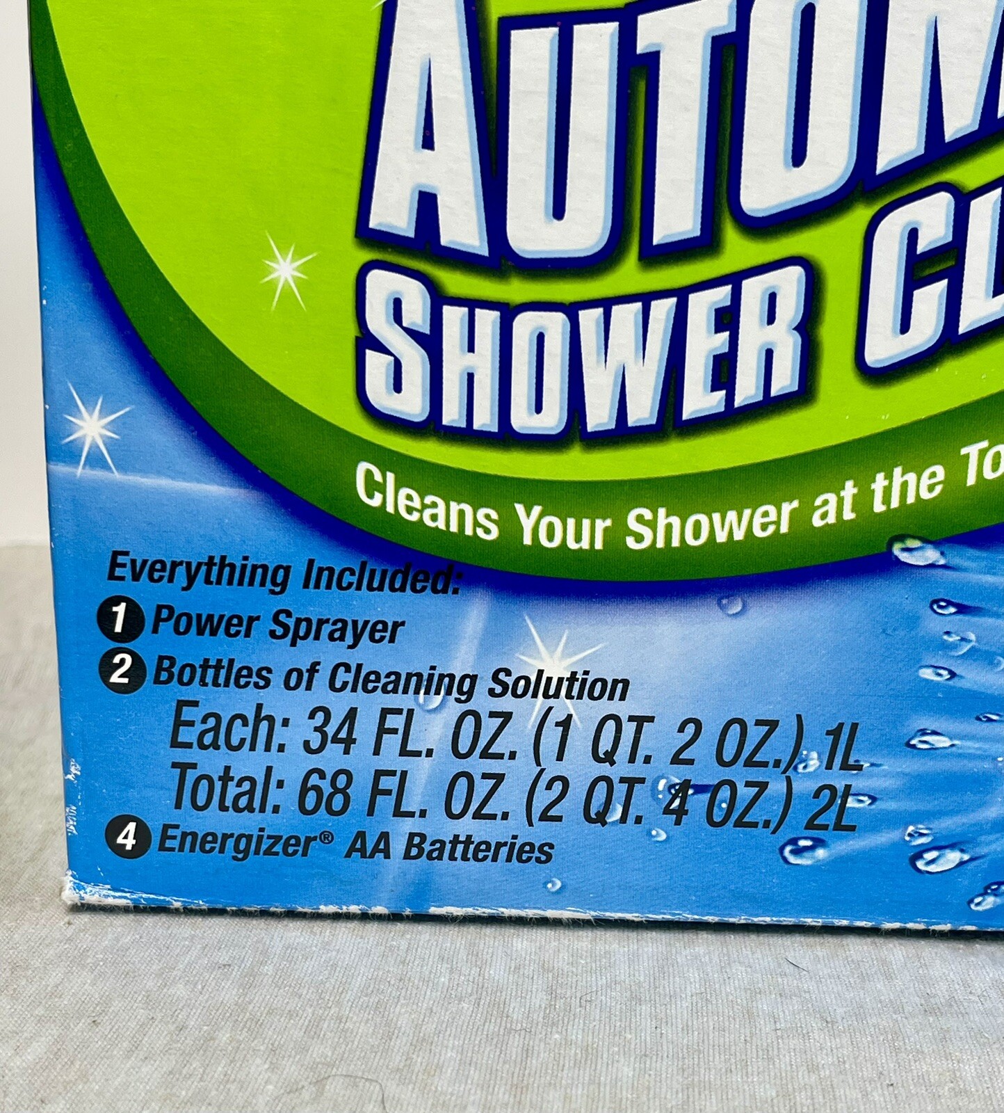 Scrubbing Bubbles Automatic Shower Cleaner Kit with 2 Refills Rotating Sprayer