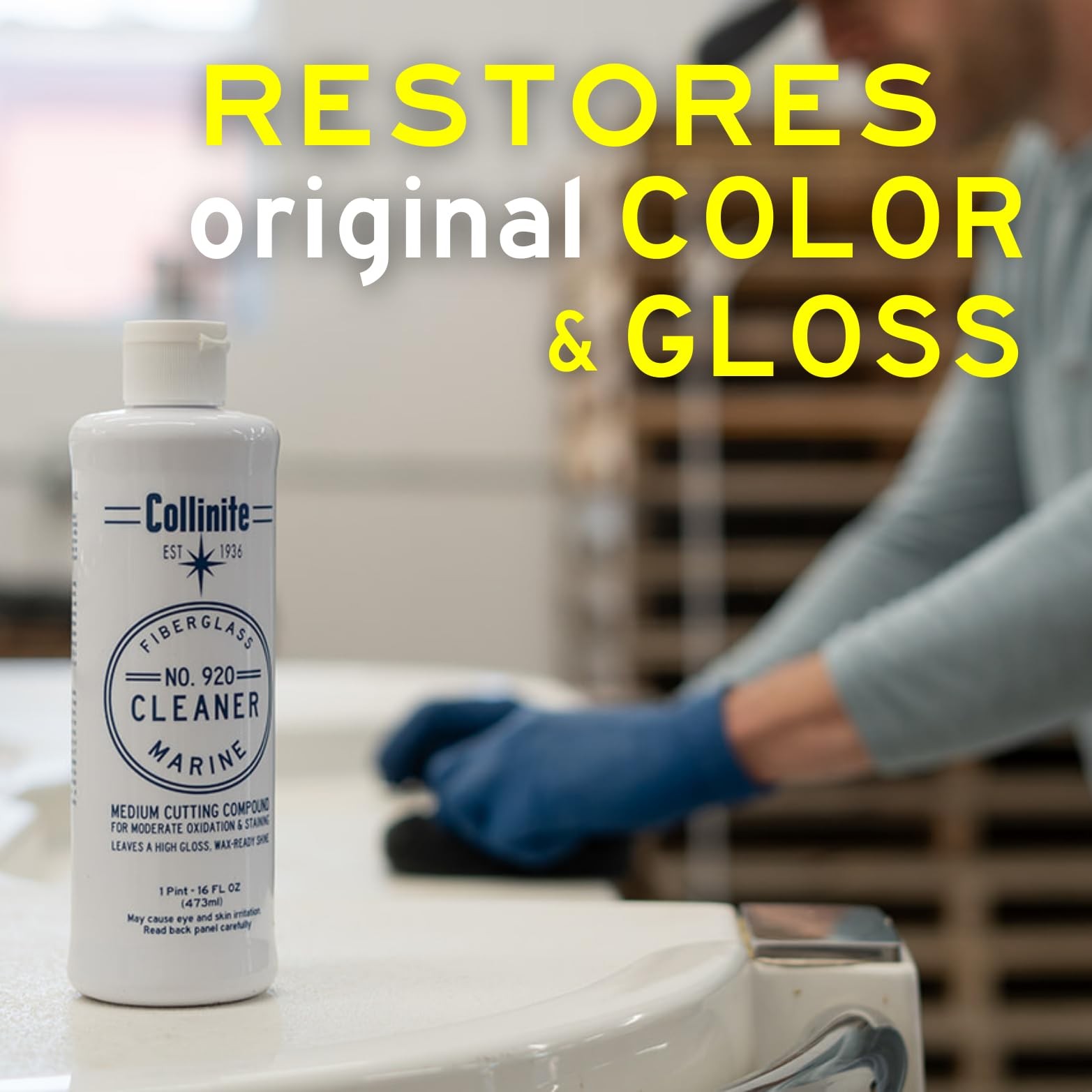 920 Cleaner-Marine/RV Stain, Water Spot & Oxidation Remover. Easy to Use Heav…