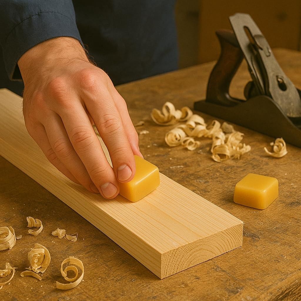 Pure Beeswax Blocks – USA Made, Beekeeper Bar Crafted – Natural Beeswax for C…