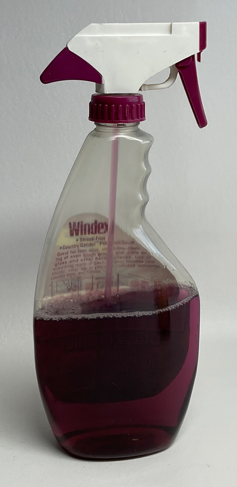 1996 Windex Glass Cleaner Country Garden Potpourri spray bottle display prop pur
