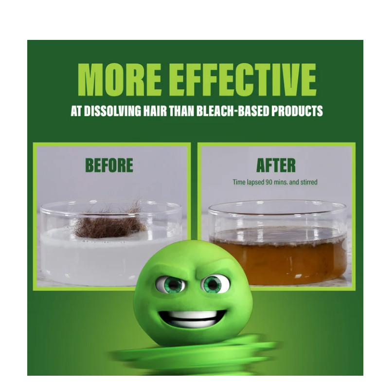 Green Gobbler Industrial Strength Drain Clog Remover & Cleaner Liquid Gel- 64oz.