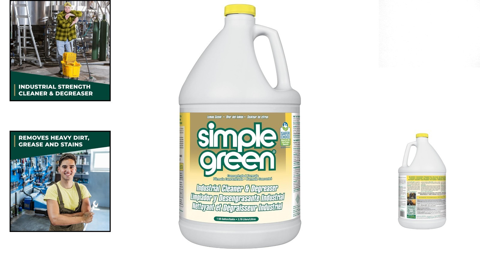 All-Purpose Lemon Cleaner & Degreaser, Non-Toxic, 1 Gallon for Industrial Use