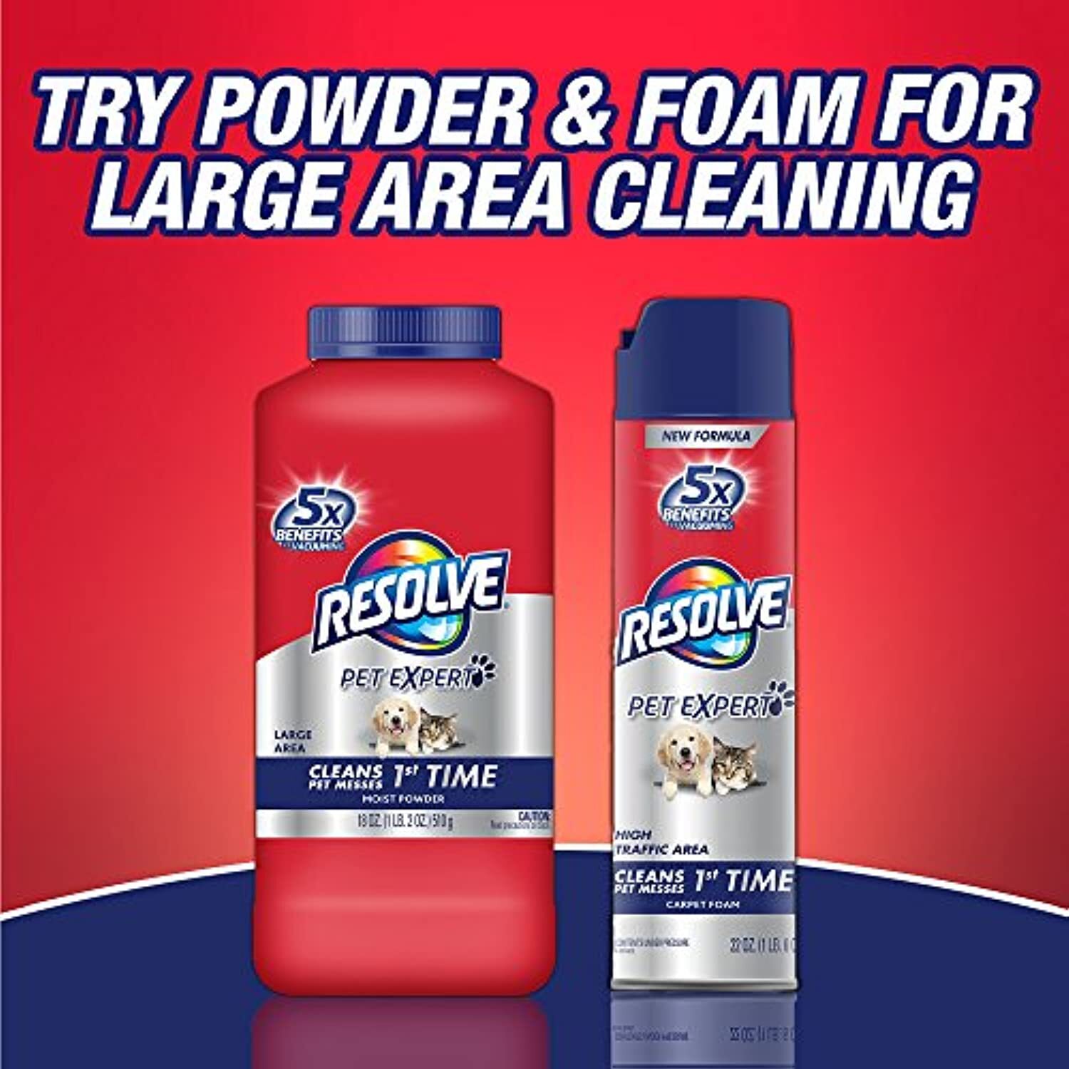 Resolve Steam Carpet Cleaner Solution Shampoo, 3.75 Lb Bottle, 2X Concentrate,