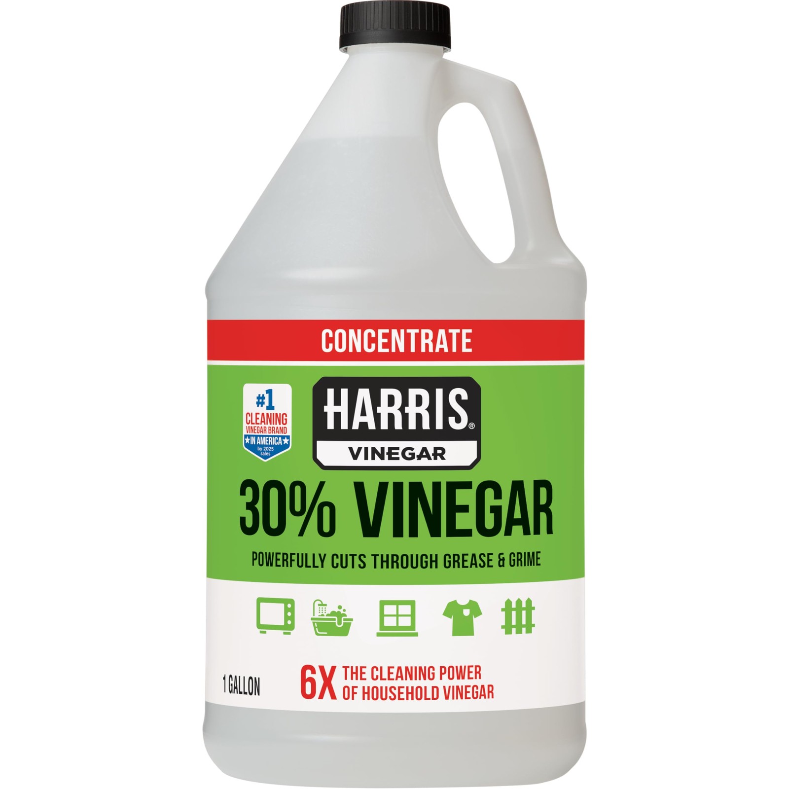 Harris 30% Vinegar Concentrated Extra Strength — All Purpose Cleaner for Home