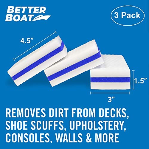 3Pk Premium Boat Scuff Erasers, Boating Accessories For Cleaning, Gift