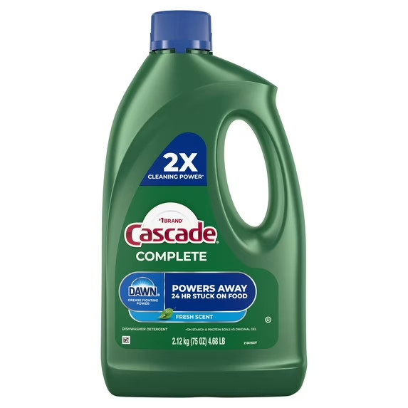 Cascade Complete 75 -fl oz Fresh Scent Dishwasher Detergent