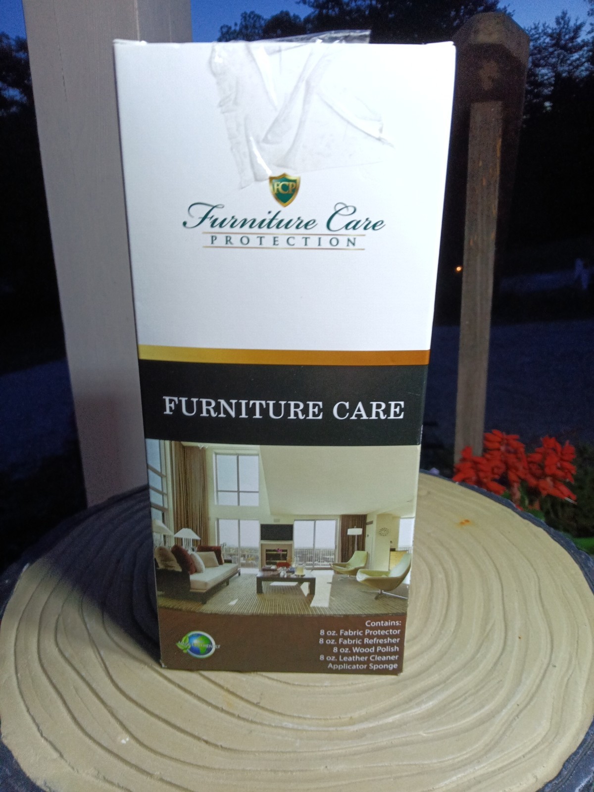 Furniture care protection fabric refresher & protector wood polish NEW Open BOX
