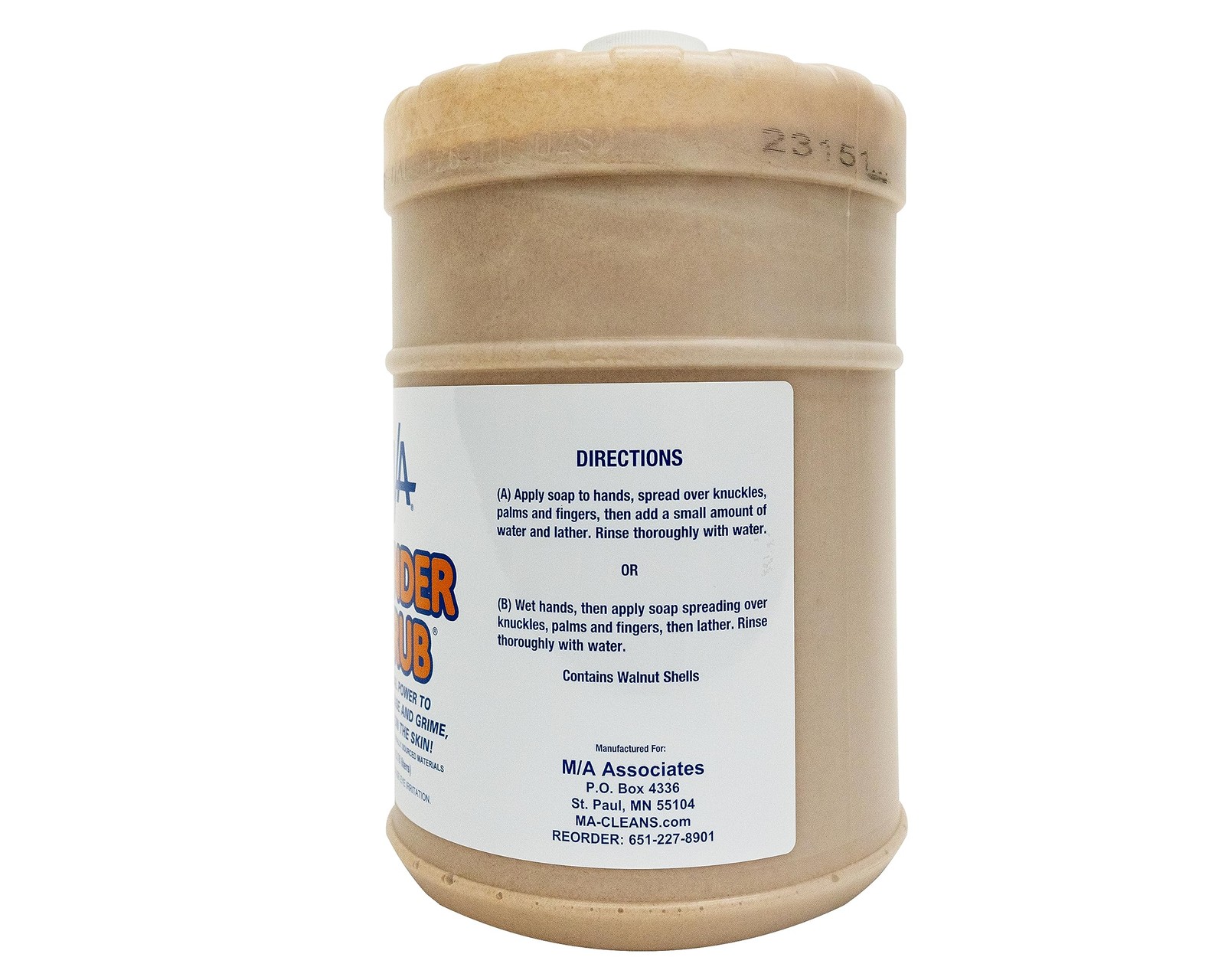 Wonder Scrub – Industrial Strength Mechanic Hand Cleaner – Heavy Duty Walnut …