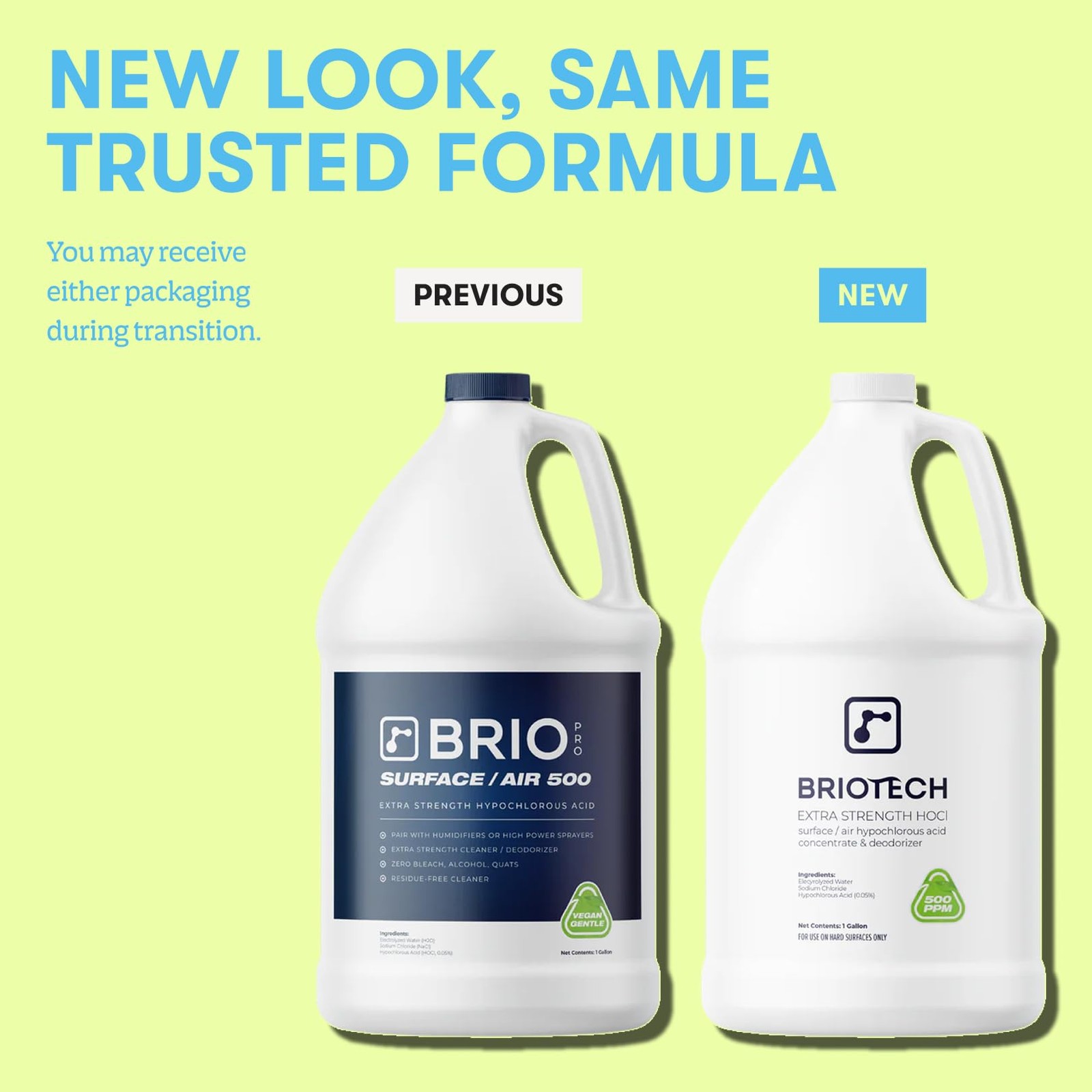 Extra Strength HOCl Cleaner, 500 PPM Hypochlorous Acid Concentrate, ULV Fogge…