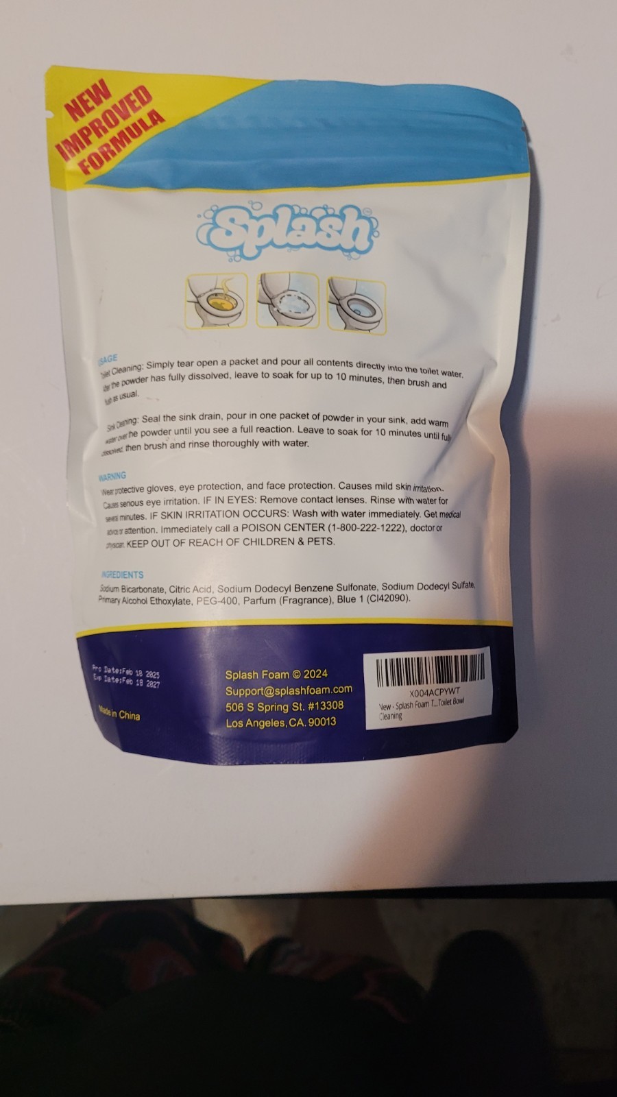 Dishwasher Cleaner Tablets For All Machines & Splash Foaming Toilet Cleaning Set