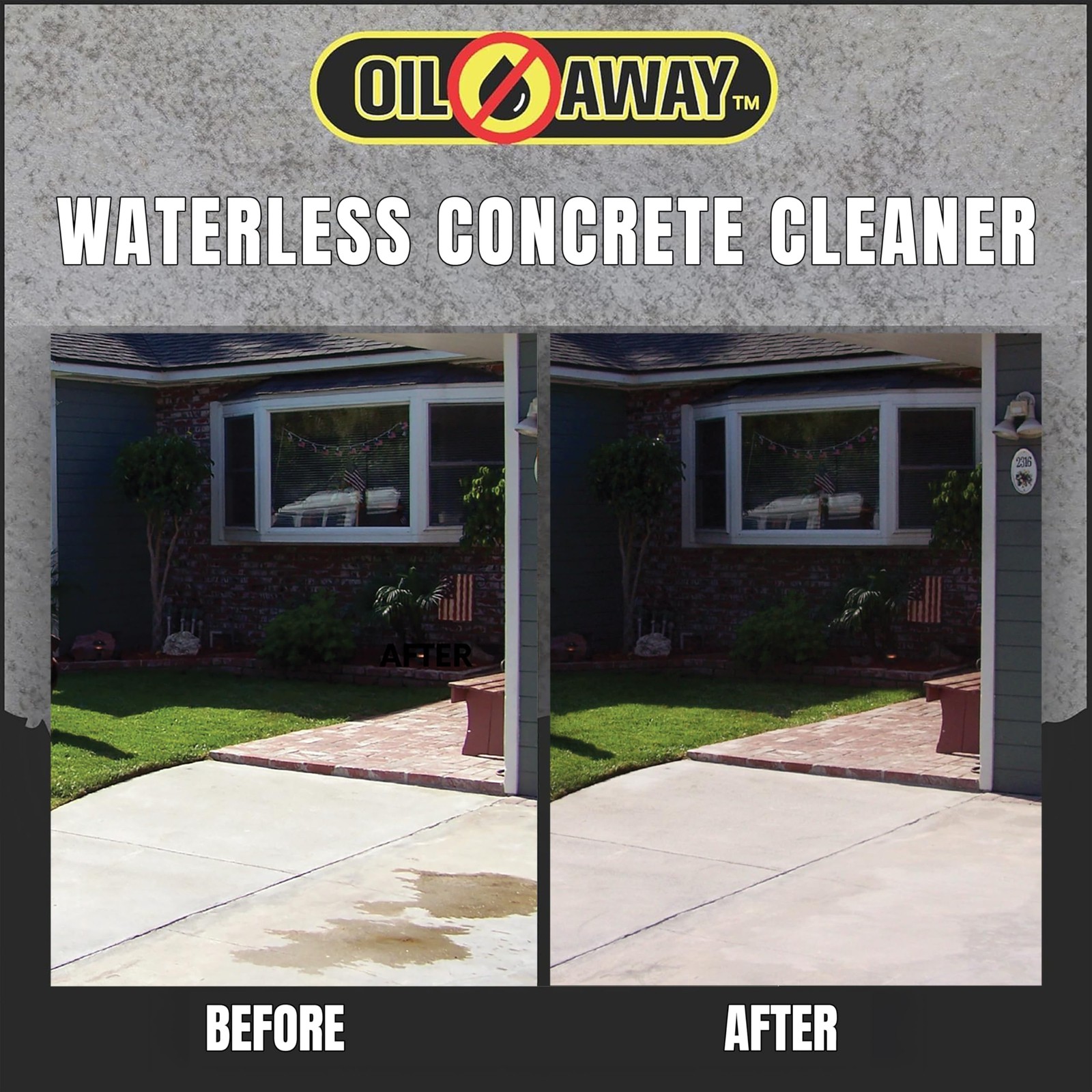 Oil Away Driveway Cleaning Starter Kit | Fight Stains | Brighten Driveway | D…