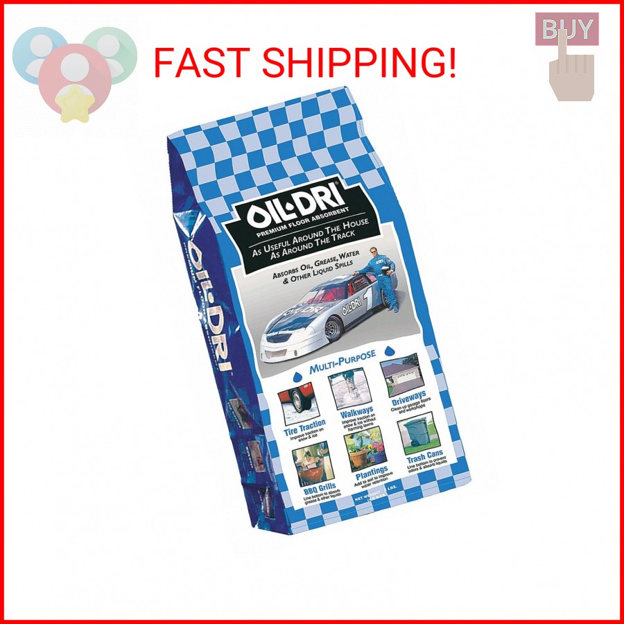 Oil-Dri I01008-G78 Automotive Multi- Purpose Premium Absorbent, 8 lbs Paper Bag