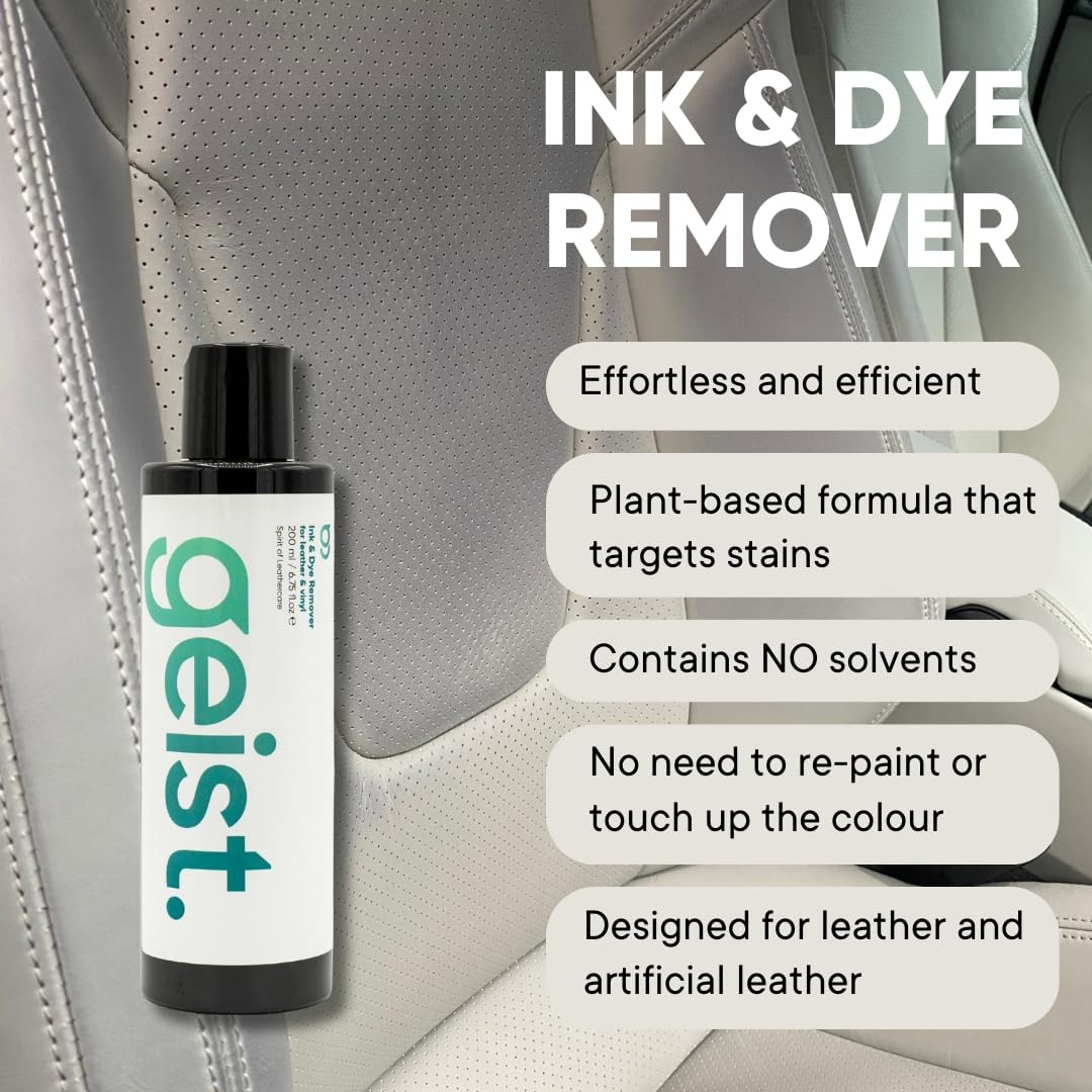 Geist. Ink and Dye for Leather, PVC and PU | Plant-based, no solvents | 200 m…