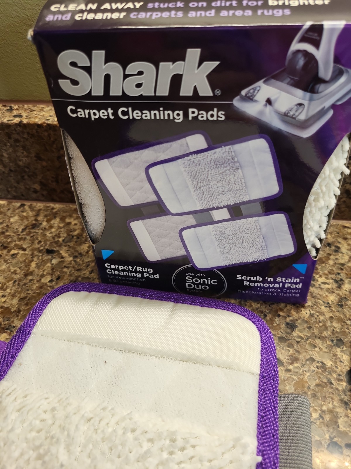 Shark Sonic Duo Hard Floor Cleaning Solution Cleaner, Pads, and soluction READ!!