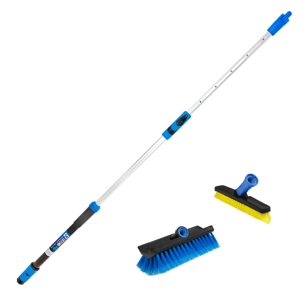 Unger Professional Lock-On Multi-Angle Wash Brush, Grout Brush and EZ Extend …