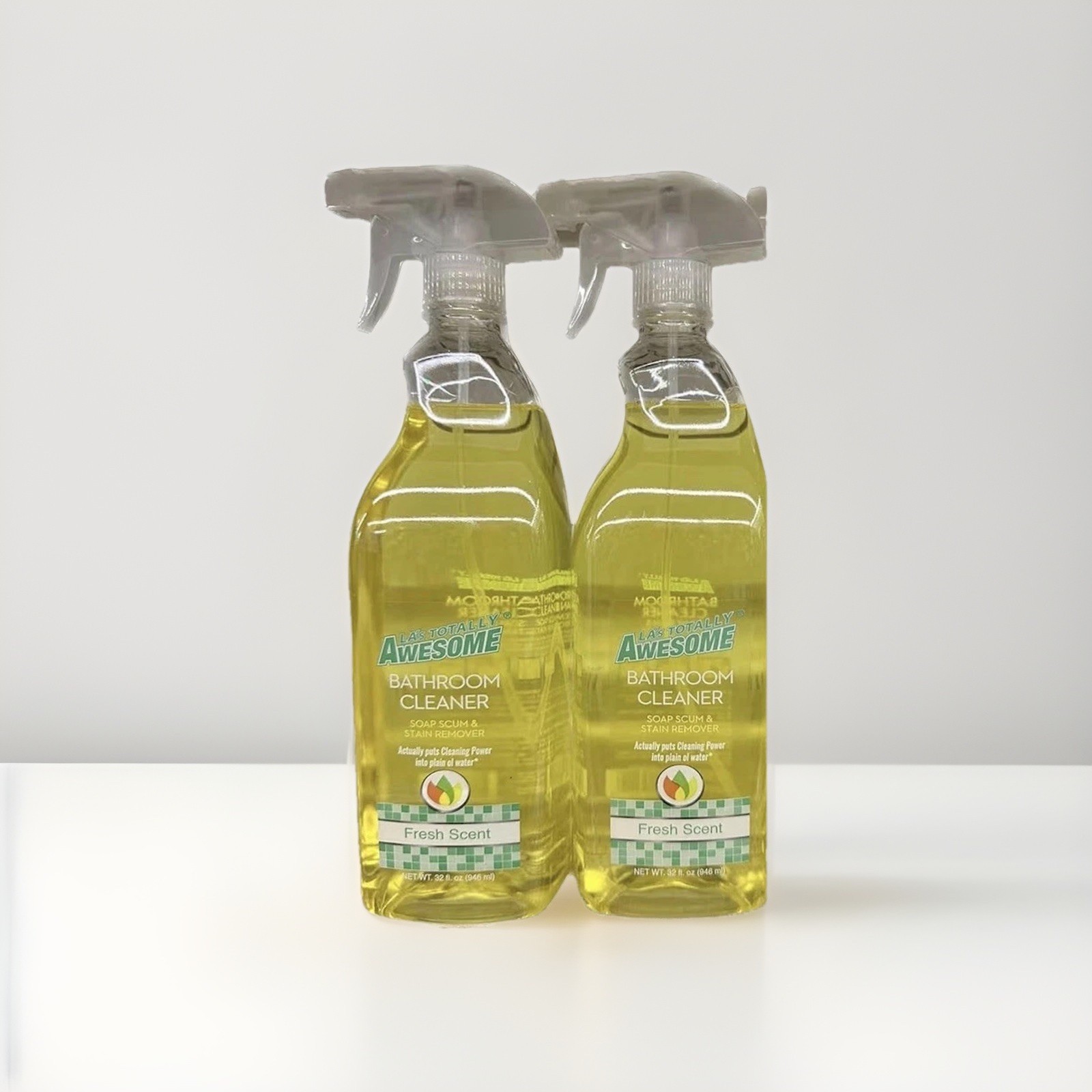 LA’s Totally Awesome Bathroom Cleaner Spray 2 Pack 32 fl oz Fresh Scent Remover