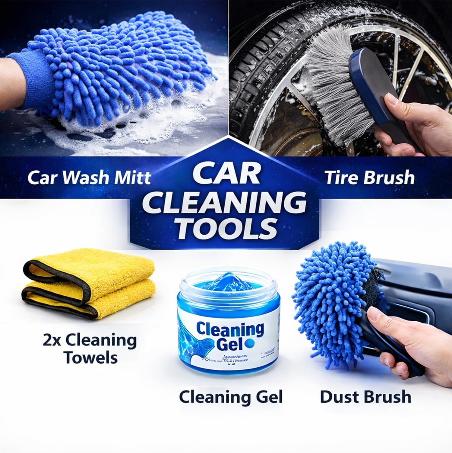 26Pcs Car Detailing Kit, Car Detailing Brush Set, Auto Detailing Drill Brush …