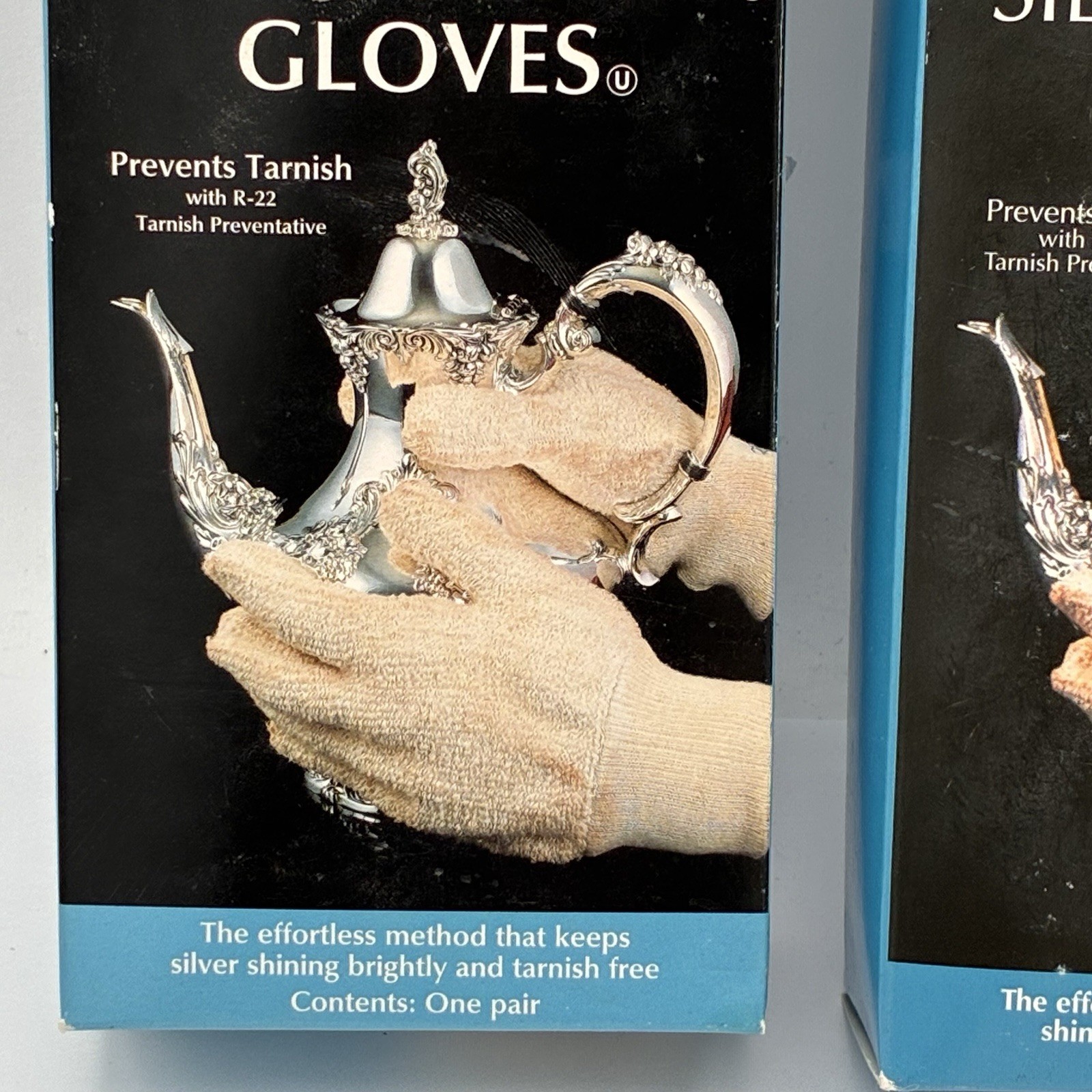 Lot of 2 Hagerty Silversmiths Gloves New In Box Tarnish Preventative Silver Care