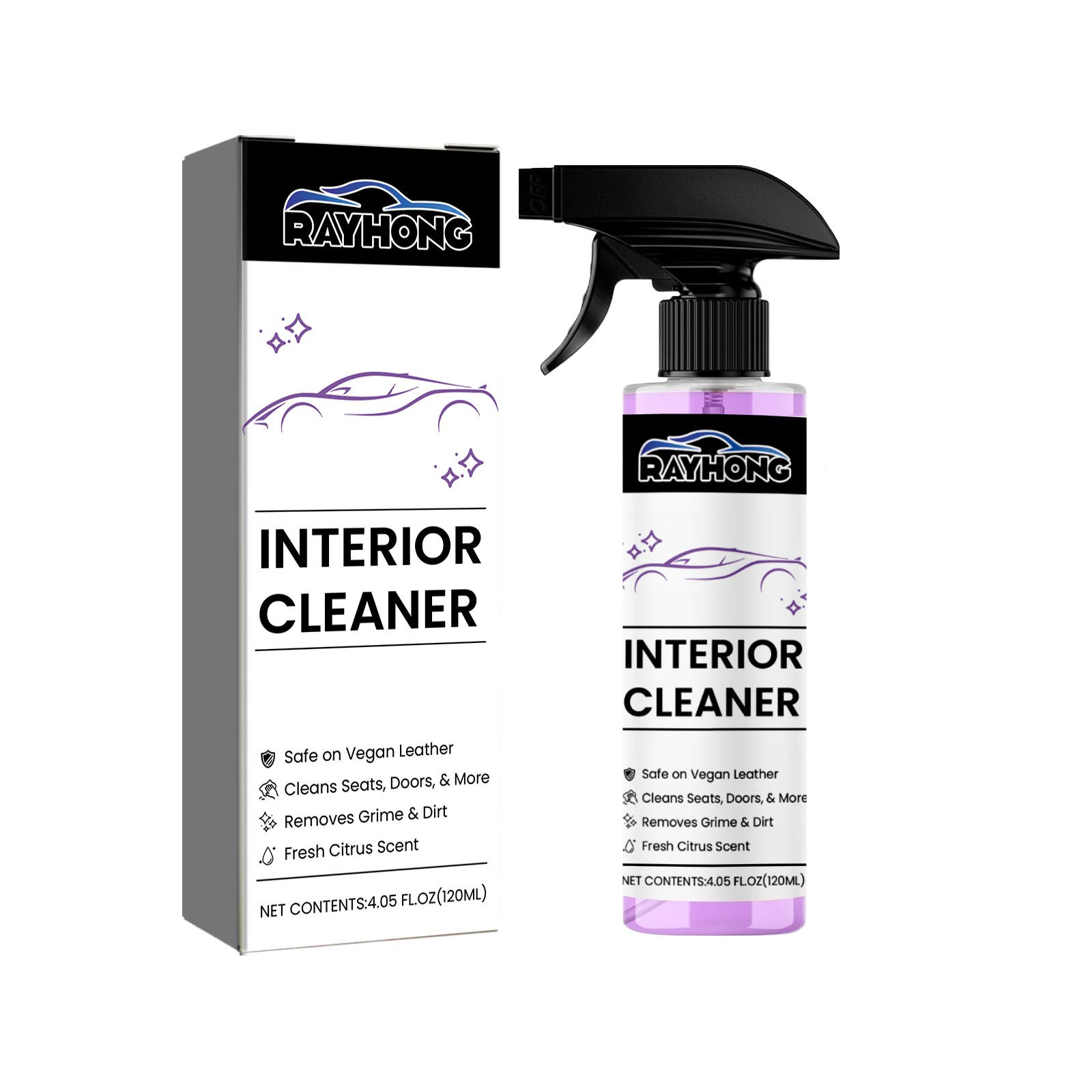Upholstery Cleaner Car Seat Stain Remover Leather Cloth Interior Shine