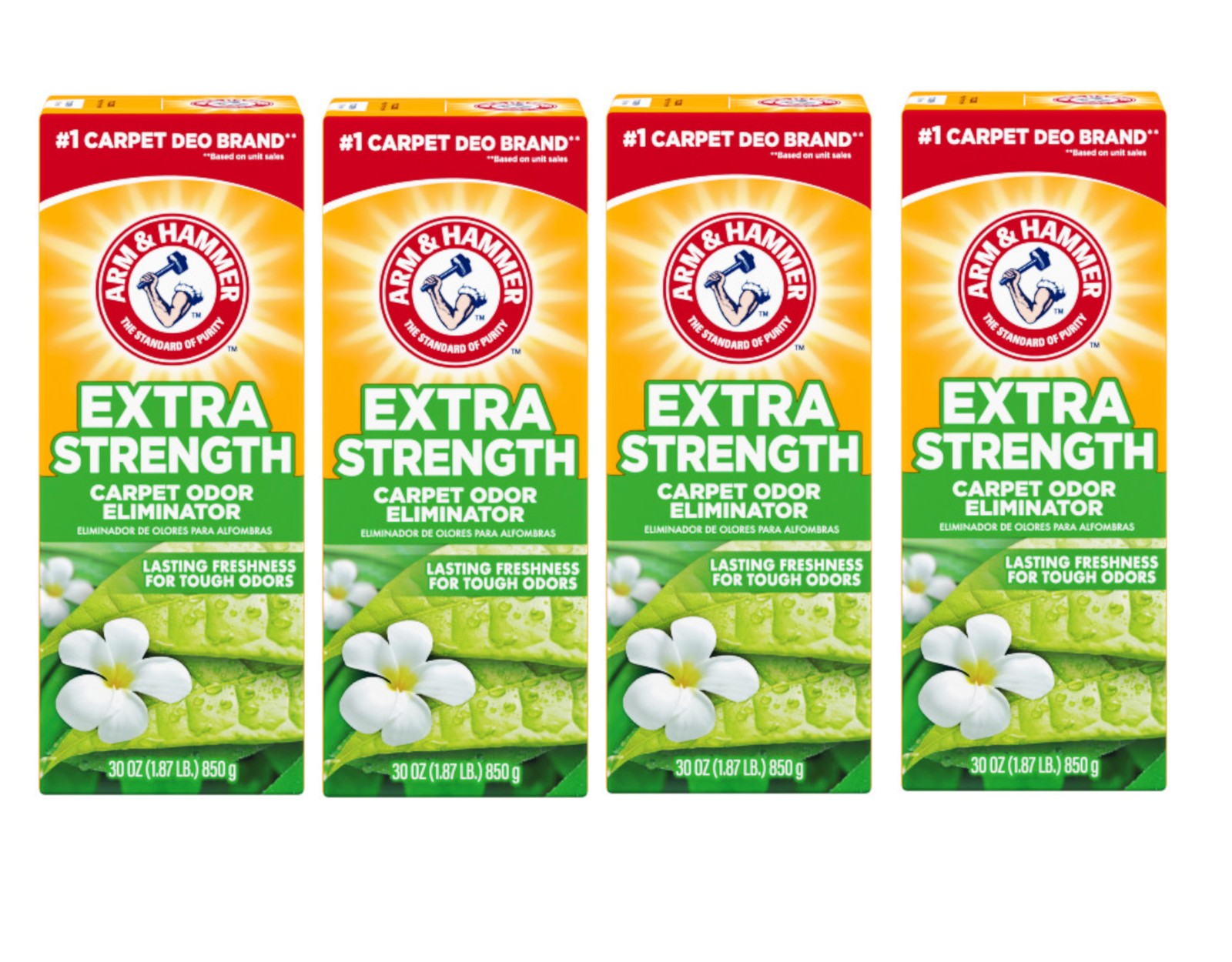 Arm & Hammer Carpet Odor Eliminator Extra Strength 30 Oz. (Pack of 4)