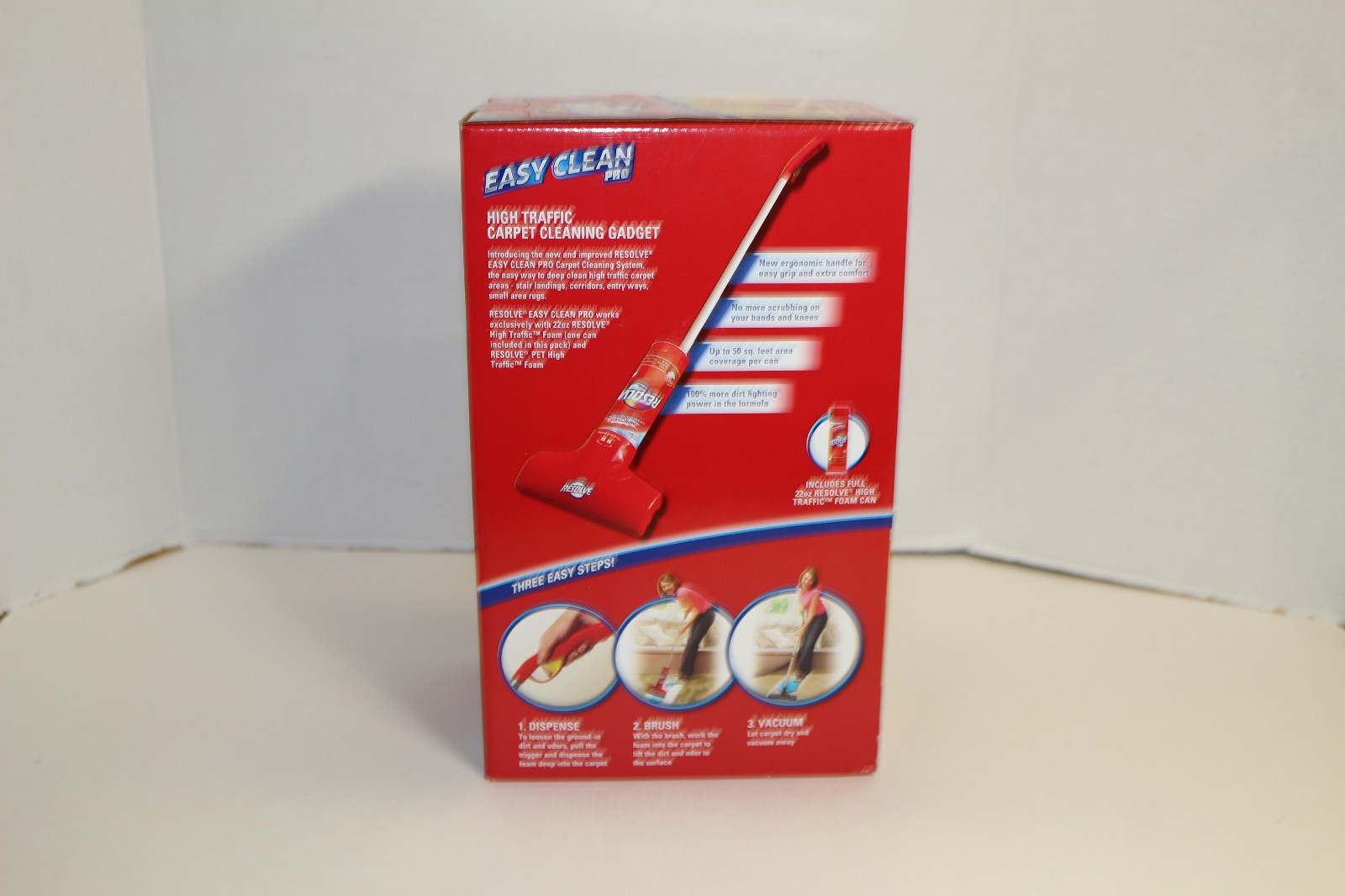 Resolve Easy Clean Pro Carpet Cleaning System Pole Foam Refill Discontinued New!