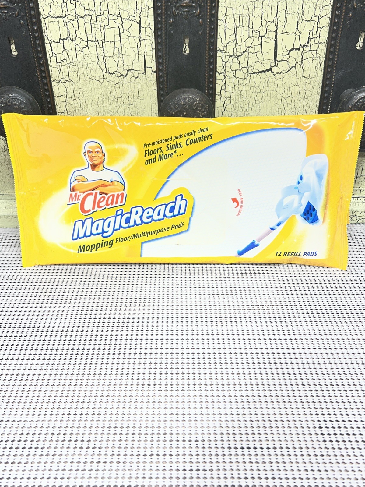 Mr. Clean Magic Reach Mopping Floor Multipurpose 12 Refill Pads