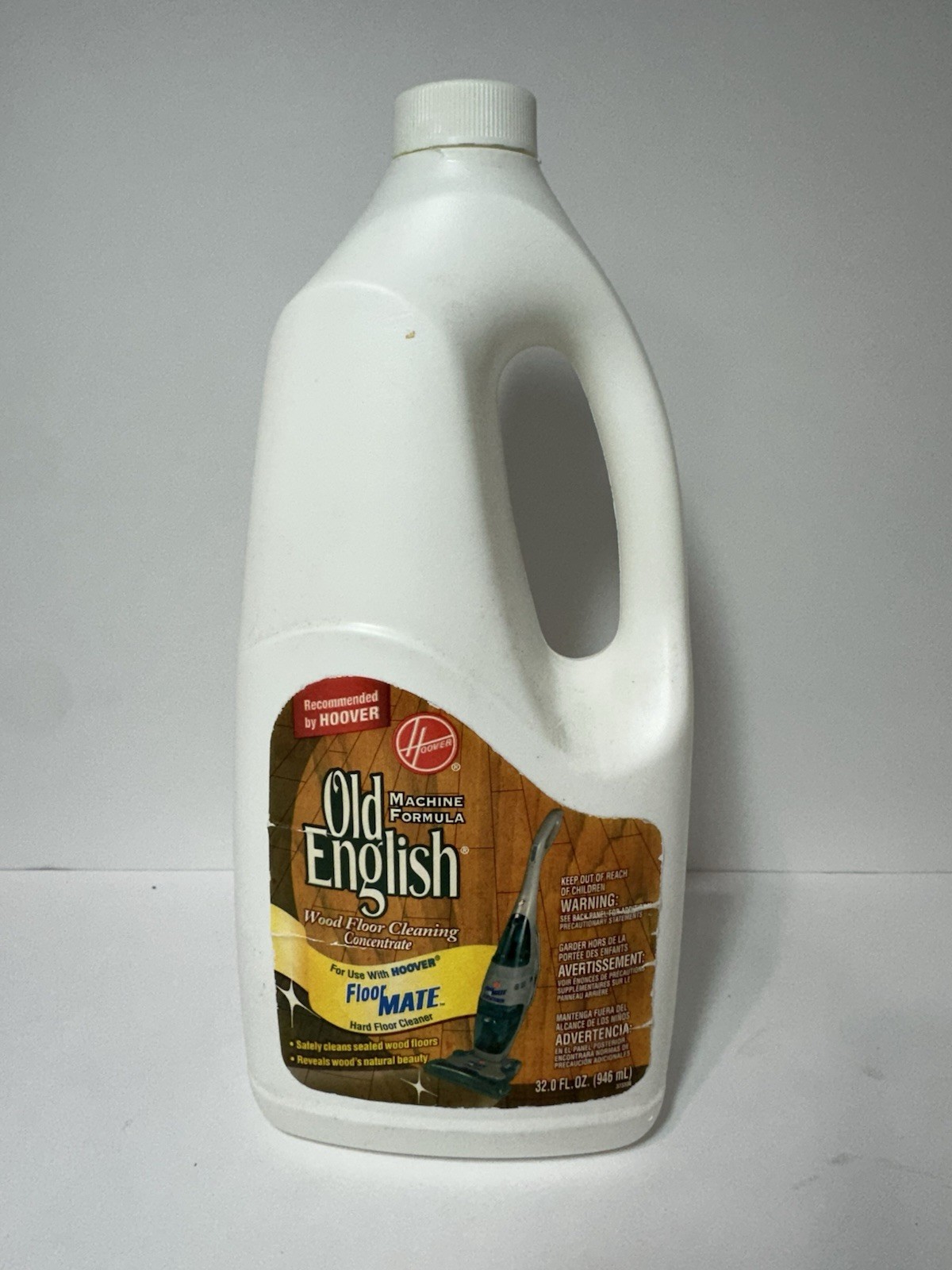 Hoover Old English Floormate Machine Wood Floor Cleaner 32ozDISCONTINUED OpenBox
