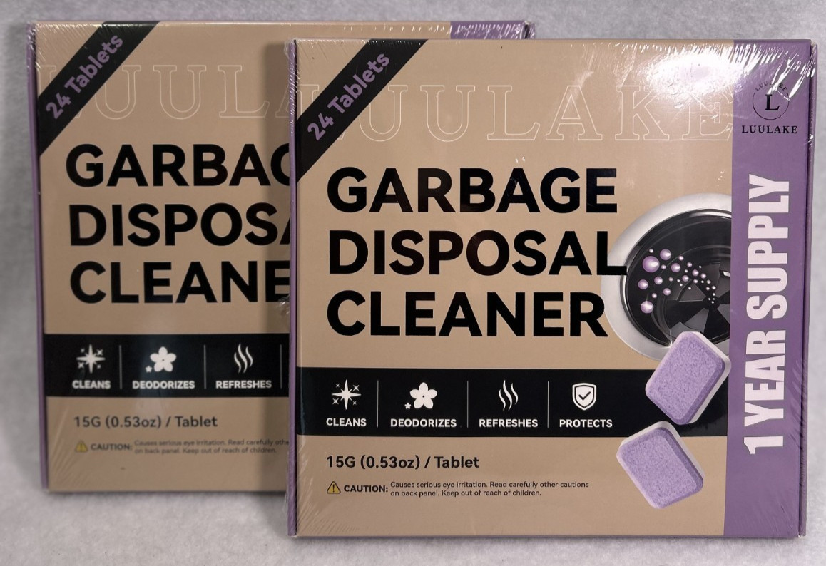 Foaming Garbage Disposal Cleaner Deodorizer 24 Tablets 1 Year 10/5/2027