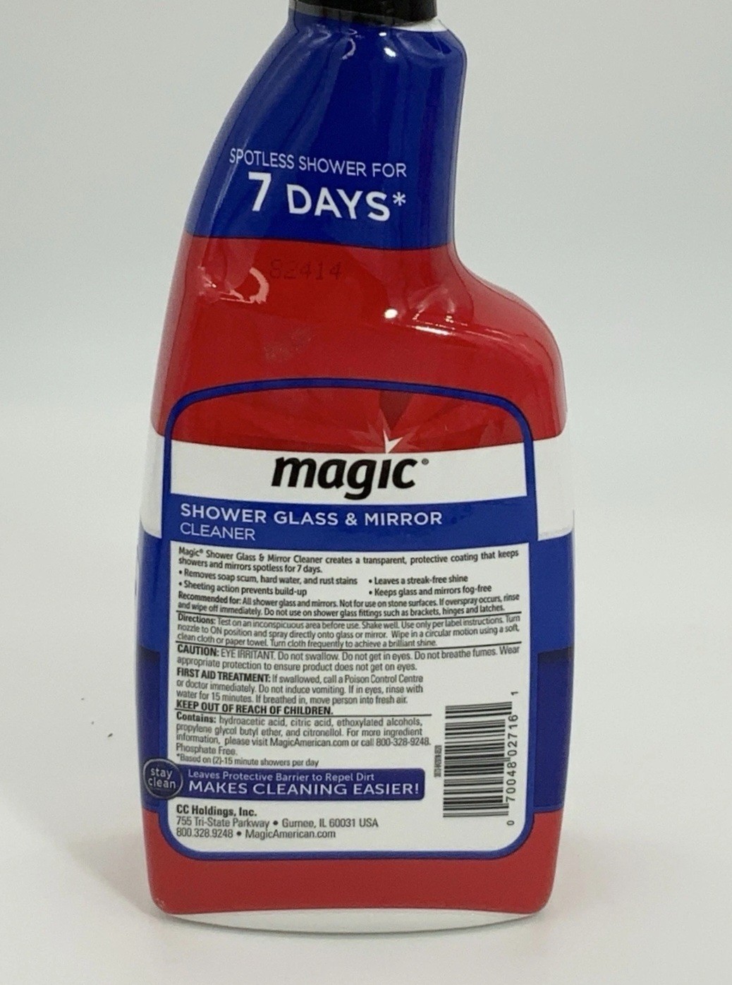 Magic Shower Glass & Mirror Glass Cleaning Spray Streak Free Shine – 2 Bottles!