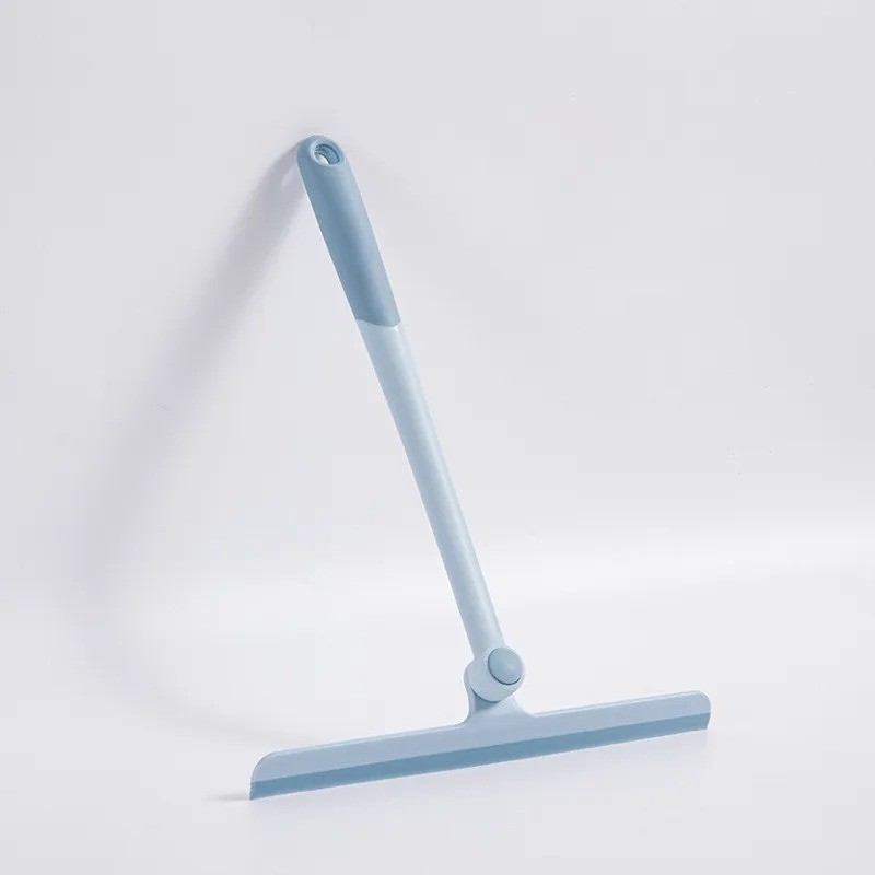 360° Rotatable Shower Squeegee Glass Wiper Silicone Bathroom Cleaner