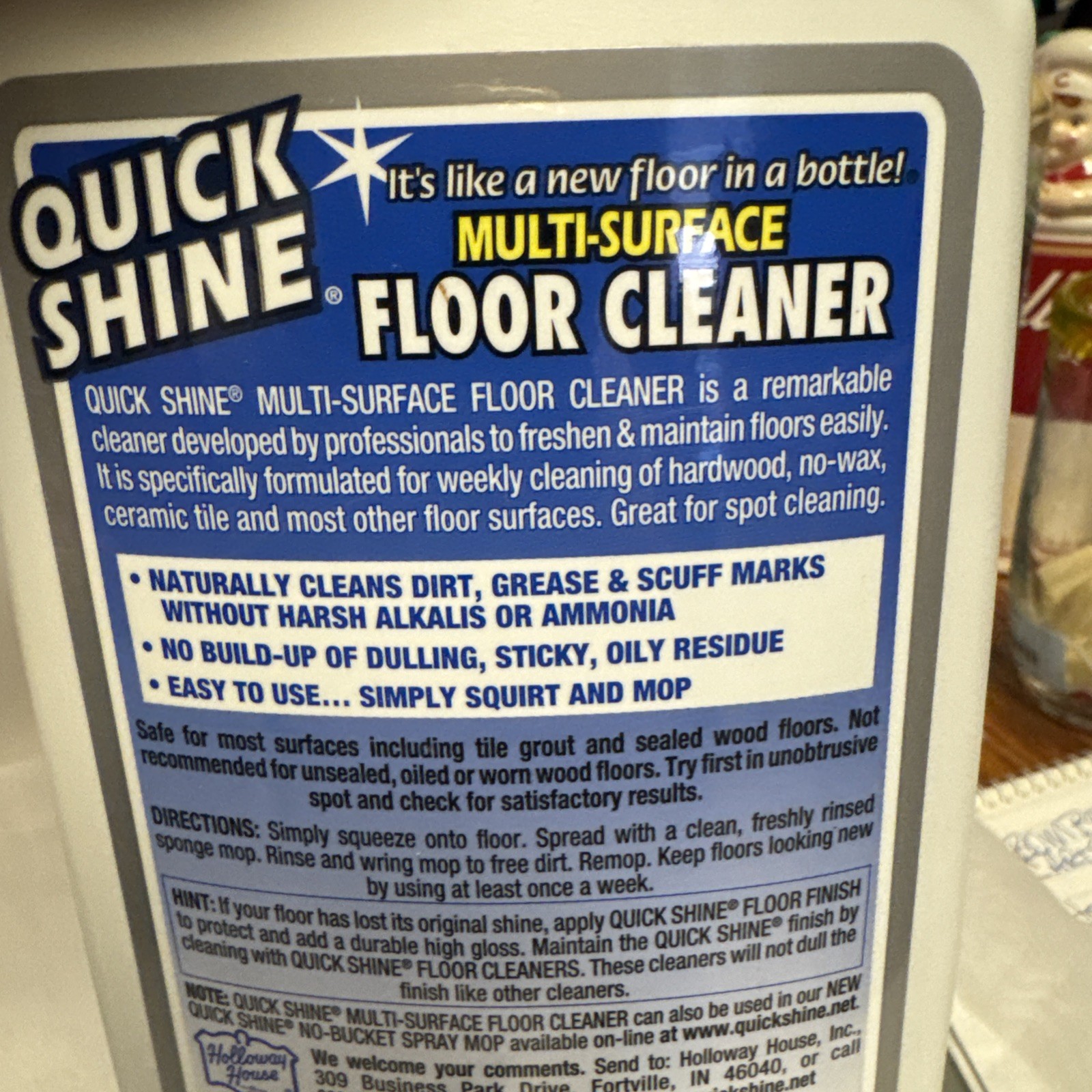 Quick Shine 27 Oz. Multi-Surface Floor Cleaner 11151 Quick Shine 11151