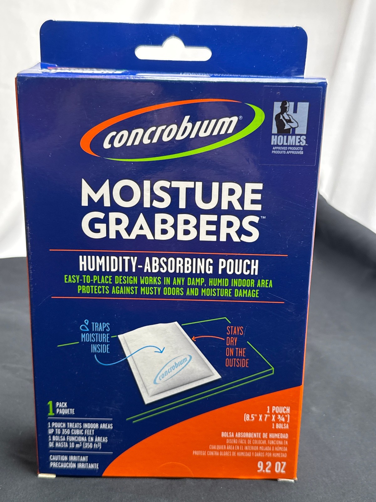 Concrobium Moisture Grabbers Humidity Pouch 9.2 oz New Sealed