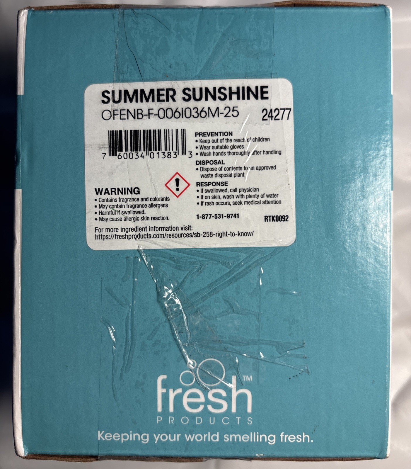 Fresh Products 6-pk OFE36SSBX ourfresh E Refills – Summer Sunshine
