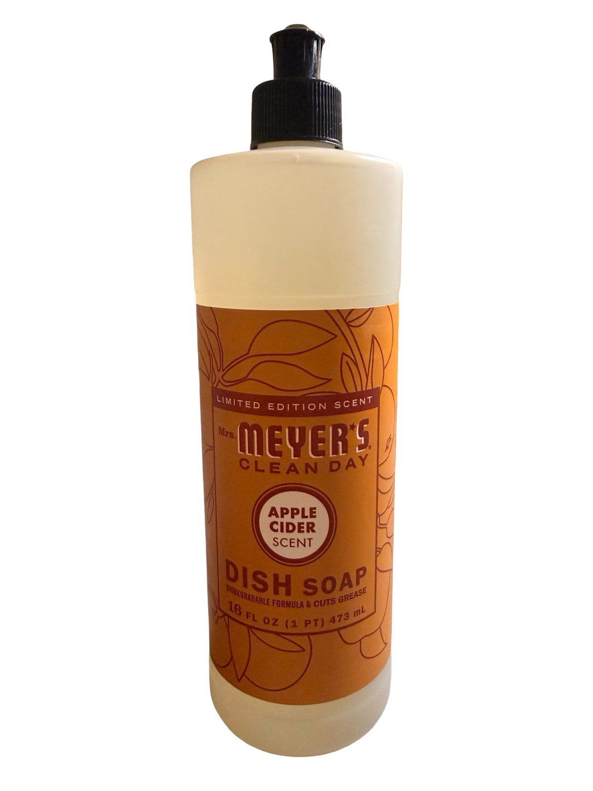 Mrs. Meyer’s Apple Cider Holiday Scent Liquid Dish Soap – 16 fl oz – Pack of 3