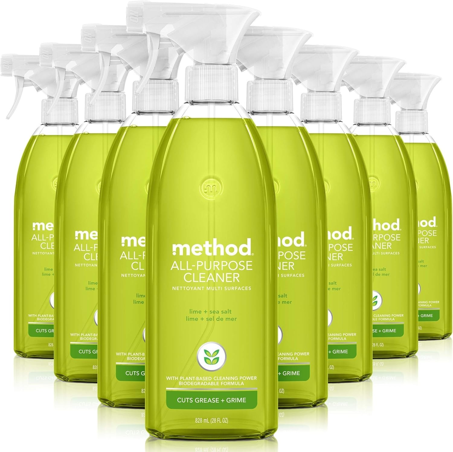 All-Purpose Cleaner Spray – Lime + Sea Salt, Non-Toxic & Cruelty-Free, 224 Fl Oz