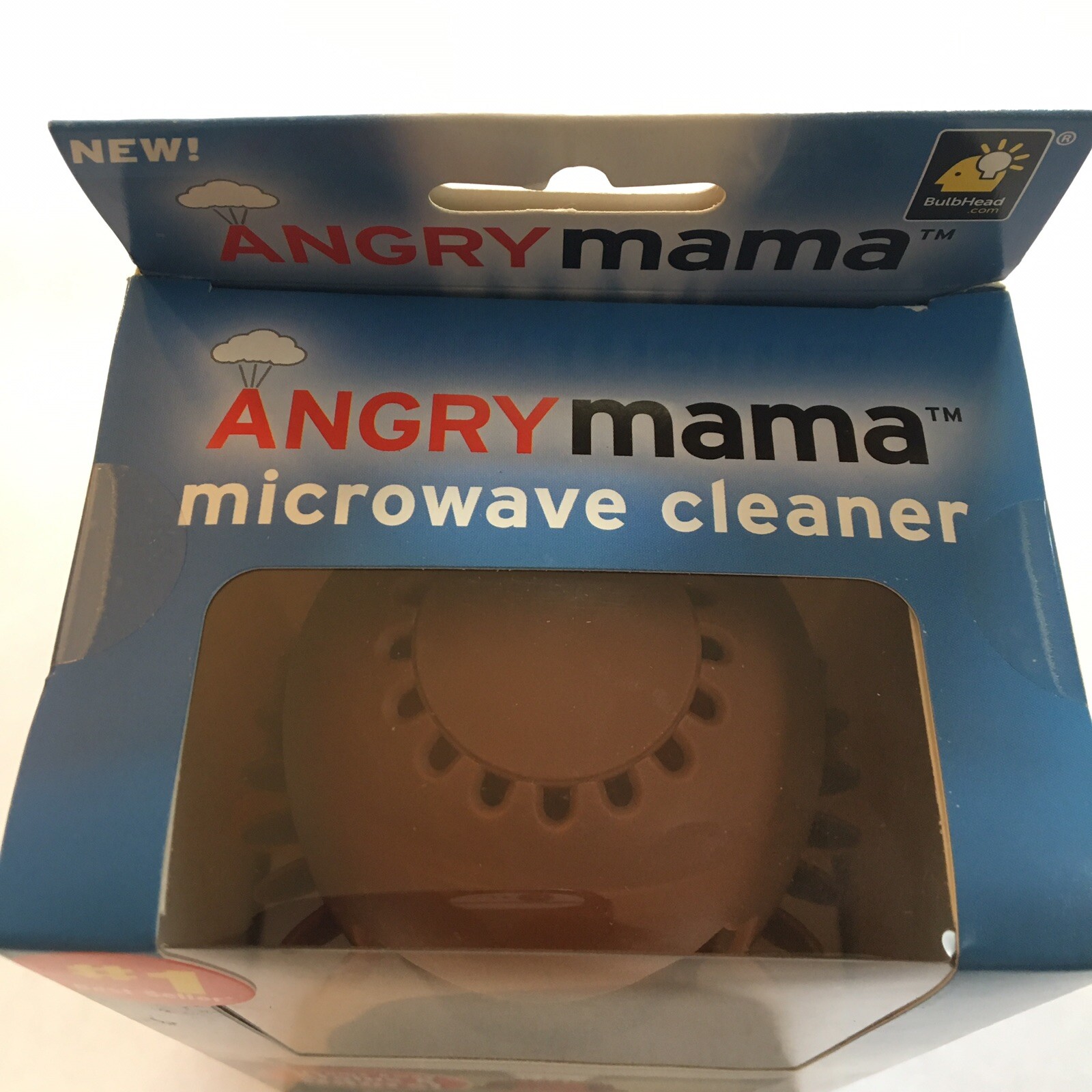 Angry Mama Microwave Cleaner Steam Cleaning Gadget NIB