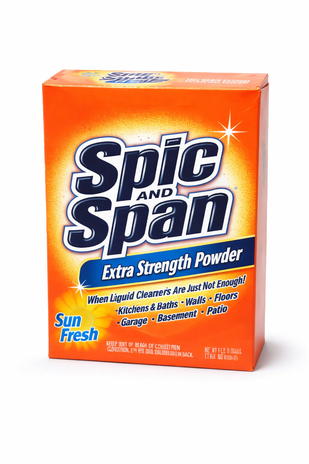 Spic & Span Extra Strength Powder Sun Fresh 1 lb 11 oz Discontinued RARE HTF