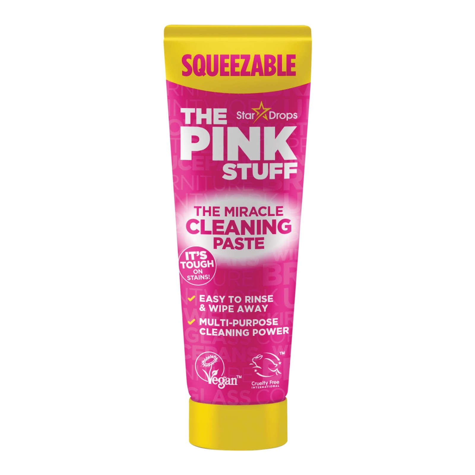 The Pink Stuff The Miracle Squeezable Cleaning Paste 300g Easy to Rinse Multi