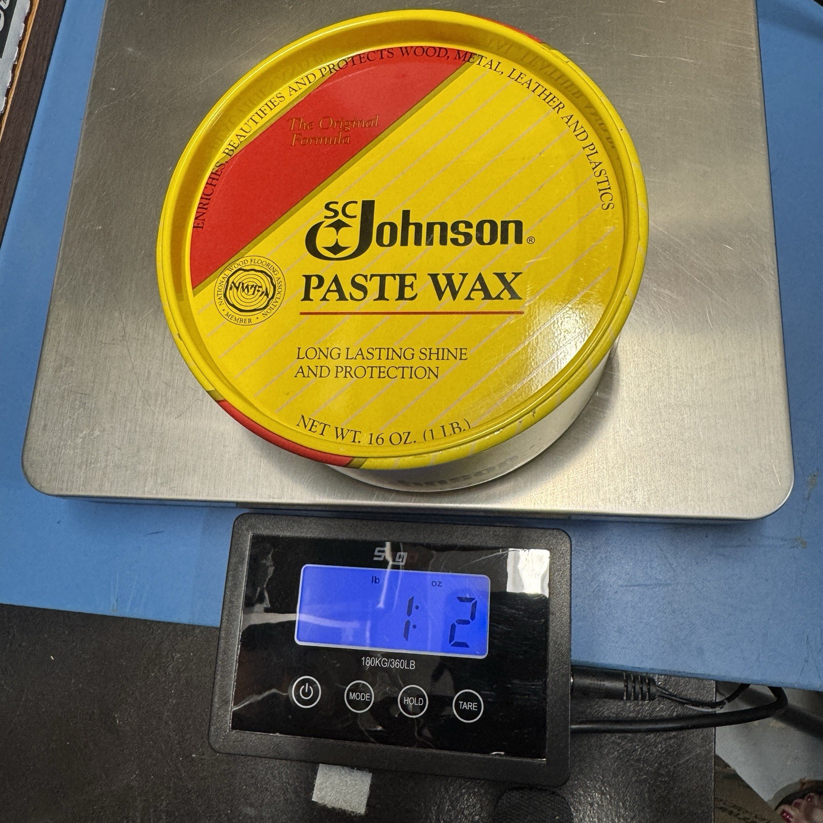 SC Johnson Paste Wax The Original Formula, 16 oz (1 lb) Discontinued Nearly Full