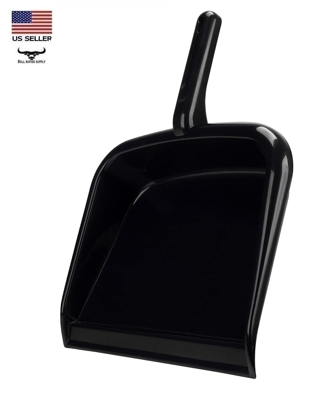 10″ Wide Dustpan Durable Heavy-Duty Plastic for Home Office & Commercial Areas