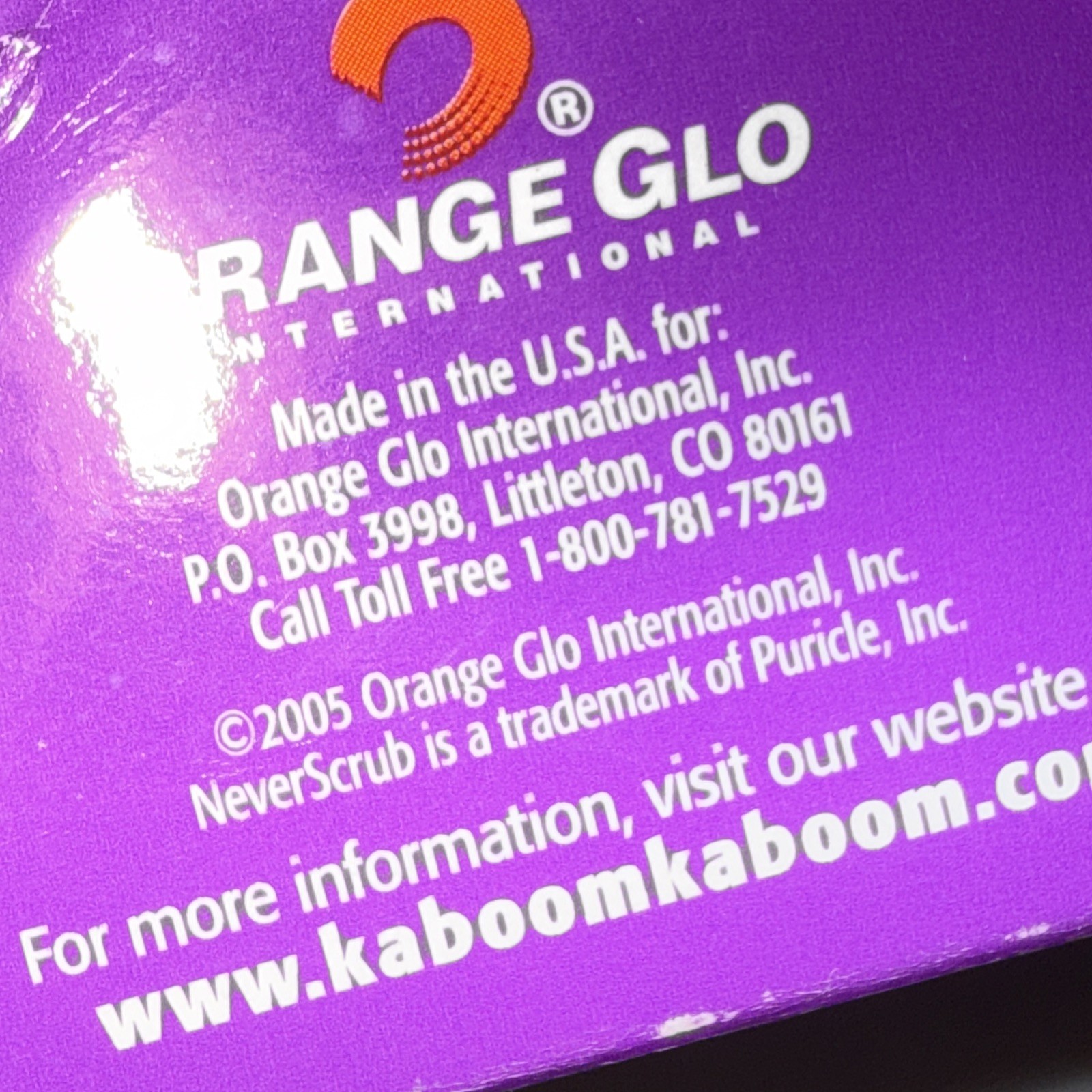 Kaboom Never Scrub Refill DISCONTINUED 2005 Drop In 1.65 oz NEW LOT OF 3